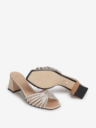 Aleví Milano Mujer Barcelona Mules Vittoria Xtal color Nude sku 801-000054 01 - Foto 4