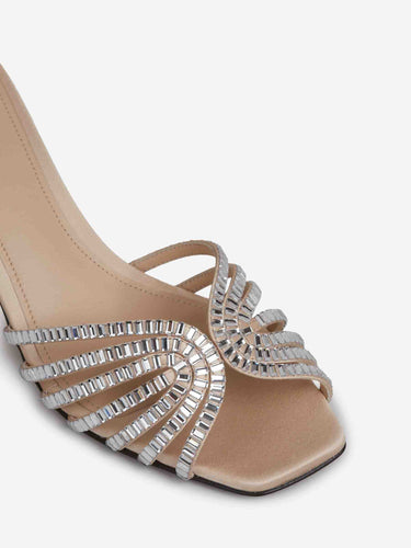 Aleví Milano Mujer Barcelona Mules Vittoria Xtal color Nude sku 801-000054 01 - Foto 5