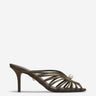 Aleví Milano Mujer Barcelona Sandalias Tacón Diana color Verde Oscuro sku 801-000056 01 - Foto 1