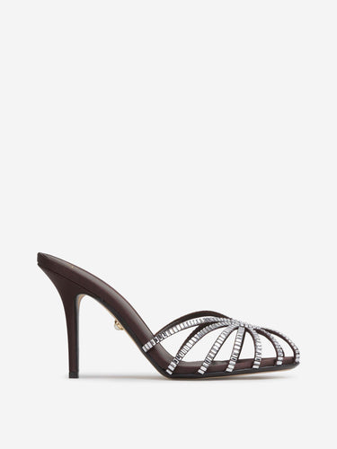 Aleví Milano Mujer Barcelona Sandalias Emily Xtal color Marrón Oscuro sku 801-000057 01 - Foto 1