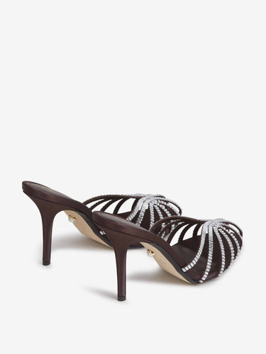 Aleví Milano Mujer Barcelona Sandalias Emily Xtal color Marrón Oscuro sku 801-000057 01 - Foto 3