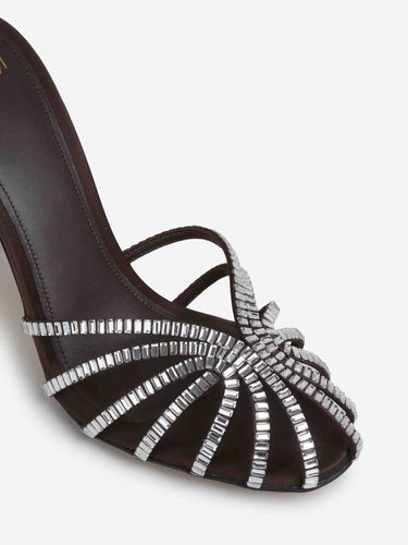 Aleví Milano Mujer Barcelona Sandalias Emily Xtal color Marrón Oscuro sku 801-000057 01 - Foto 5