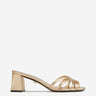 Aleví Milano Mujer Barcelona Sandalias Tacón Laya color Dorado sku 801-000058 02 - Foto 1