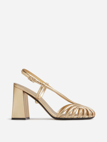 Aleví Milano Mujer Barcelona Sandalias Marta 90 color Dorado sku 801-000059 01 - Foto 1