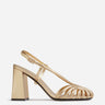 Aleví Milano Mujer Barcelona Sandalias Marta 90 color Dorado sku 801-000059 01 - Foto 1