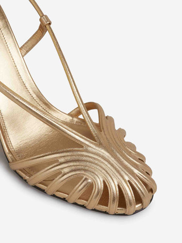 Aleví Milano Mujer Barcelona Sandalias Marta 90 color Dorado sku 801-000059 01 - Foto 5