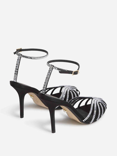 Aleví Milano Mujer Barcelona Sandalias Penelope Xtal color Negro sku 801-000060 01 - Foto 3