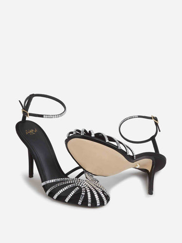 Aleví Milano Mujer Barcelona Sandalias Penelope Xtal color Negro sku 801-000060 01 - Foto 4