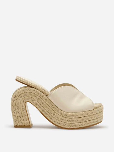 Cult Gaia Mujer Barcelona Sandalia Plataforma Phoebe color Marfil sku 801-000069 01 - Foto 1