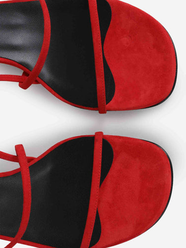 Khaite Mujer Barcelona Sandalias Loop Kitten color Rojo sku 801-000074 01 - Foto 4