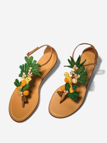 Aquazzura Mujer Barcelona Sandalia Planas Birdsong color Camel sku 801-000075 01 - Foto 2