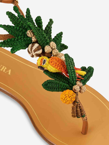 Aquazzura Mujer Barcelona Sandalia Planas Birdsong color Camel sku 801-000075 01 - Foto 4