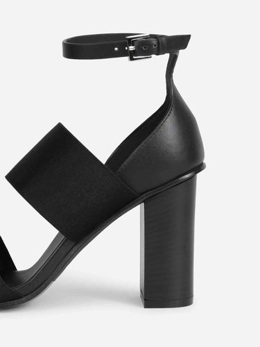 Max Mara Mujer Barcelona Sandalias Doble Banda color Negro sku 801-000076 01 - Foto 3