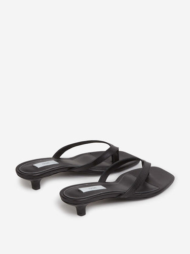 TOTEME Mujer Barcelona Sandalias Tacón Piel color Negro sku 801-000083 01 - Foto 3