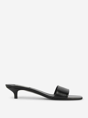 TOTEME Mujer Barcelona Mules Piel Efecto Lagarto color Negro sku 801-000085 01 - Foto 1