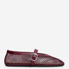 Alaïa Mujer Barcelona Bailarinas Planas Rejilla color Burdeos sku 802-000008 01 - Foto 1