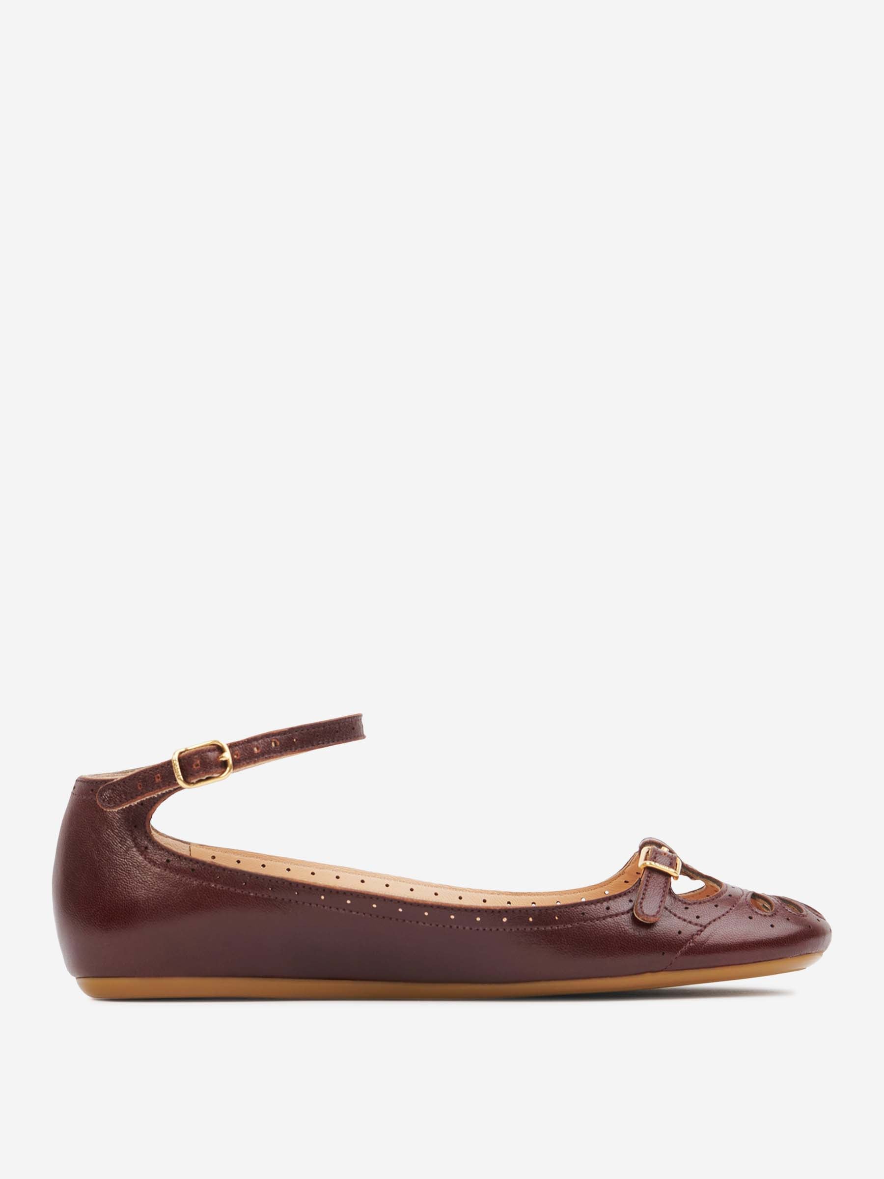 Chloé Mujer Barcelona Bailarinas Misty color Marrón Oscuro sku 802-000010 01 - Foto 1