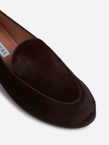 Aquazzura Mujer Barcelona Zapatos Plano Pelo color Burdeos sku 802-000015 01 - Foto 5