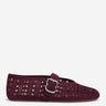 Alaïa Mujer Barcelona Bailarinas Planas Vienne color Burdeos sku 802-000019 01 - Foto 1
