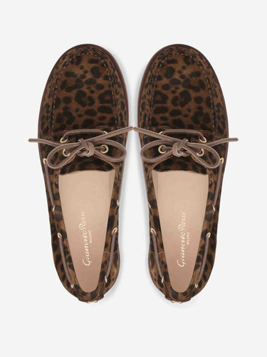Gianvito Rossi Mujer Barcelona Náuticos Vandée color Leopardo sku 802-000020 01 - Foto 3