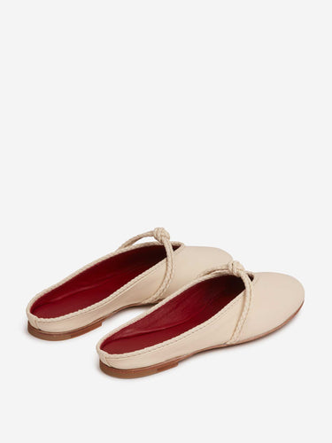 Bottega Veneta Mujer Barcelona Bailarinas Mules Rosa color Marfil sku 802-000022 01 - Foto 3