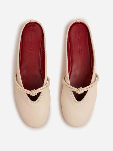 Bottega Veneta Mujer Barcelona Bailarinas Mules Rosa color Marfil sku 802-000022 01 - Foto 4