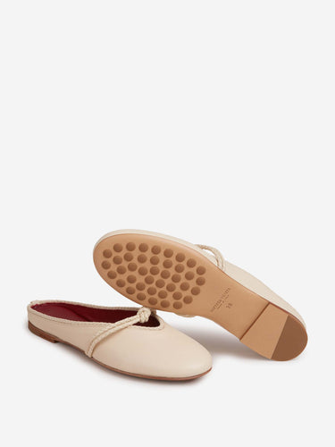 Bottega Veneta Mujer Barcelona Bailarinas Mules Rosa color Marfil sku 802-000022 01 - Foto 5