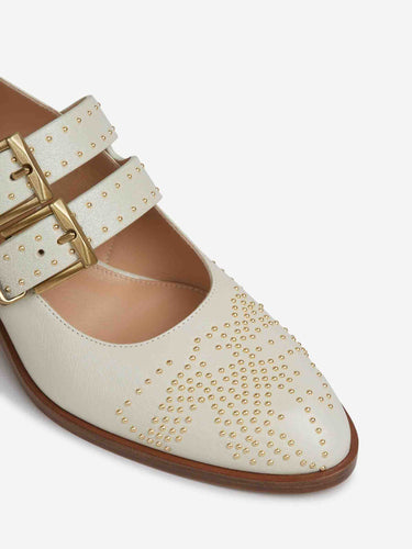 Chloé Mujer Barcelona Zapatos Pumps Susan color Marfil sku 802-000023 01 - Foto 5