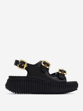 Chloé Mujer Barcelona Sandalias Cuña Nama color Negro sku 802-000024 01 - Foto 1