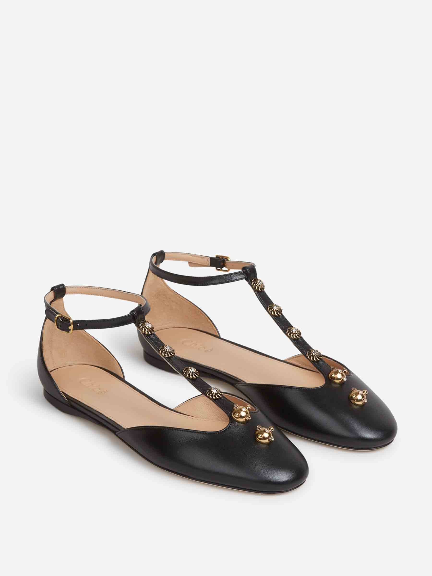 Chloé Mujer Barcelona Bailarinas Celeste color Negro sku 802-000026 01 - Foto 2