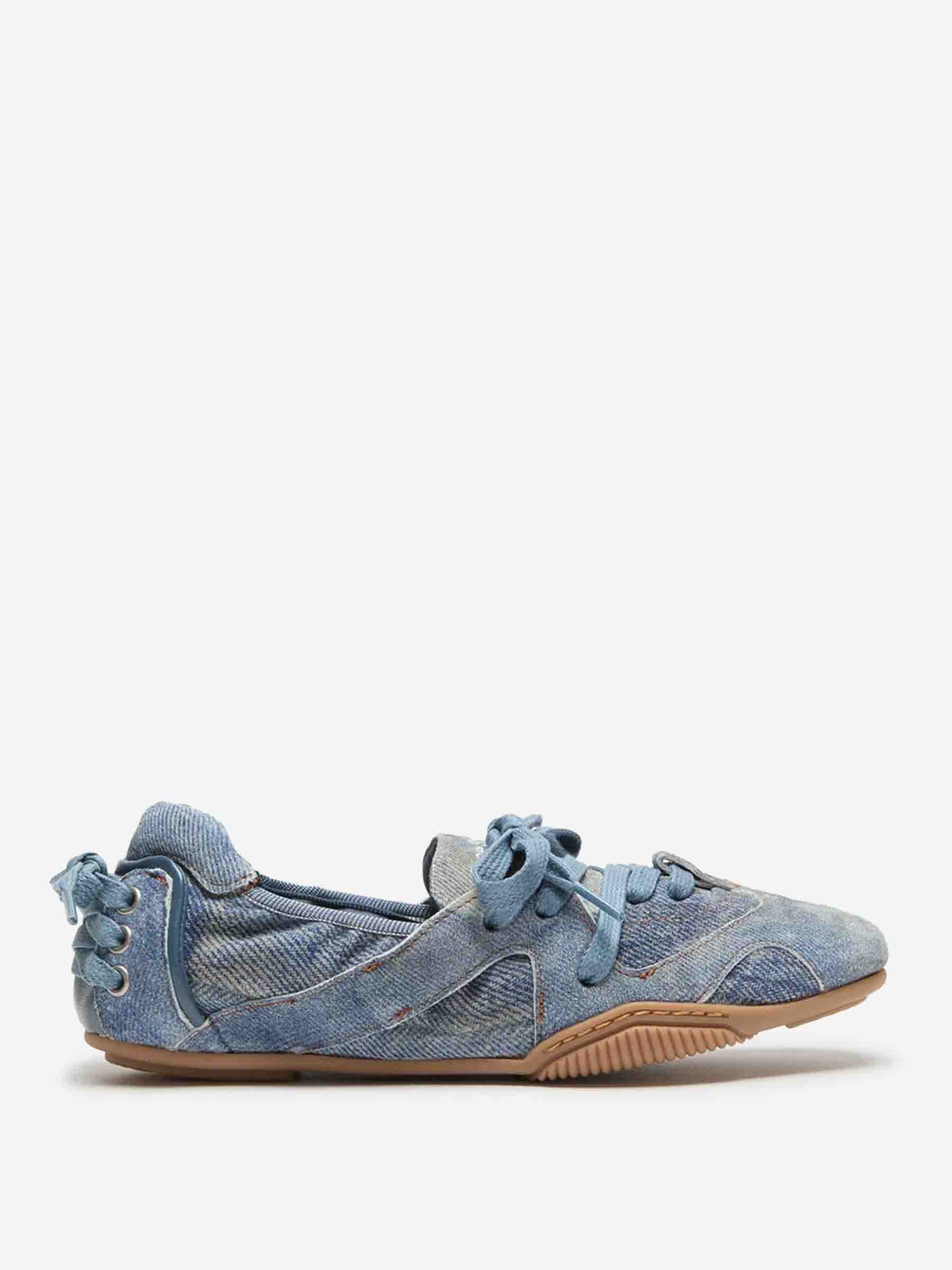 Acne Studios Mujer Barcelona Sneakers Denim Cordones color Azul Denim sku 802-000031 01 - Foto 1