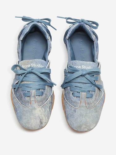 Acne Studios Mujer Barcelona zapatillas Denim Cordones color Azul Denim sku 802-000031 01 - Foto 3