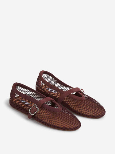 Alaïa Mujer Barcelona Bailarinas Planas Red color Burdeos sku 802-000037 01 - Foto 2
