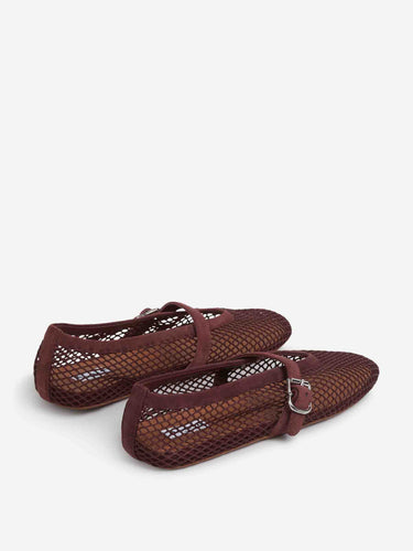 Alaïa Mujer Barcelona Bailarinas Planas Red color Burdeos sku 802-000037 01 - Foto 3