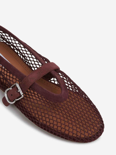 Alaïa Mujer Barcelona Bailarinas Planas Red color Burdeos sku 802-000037 01 - Foto 5