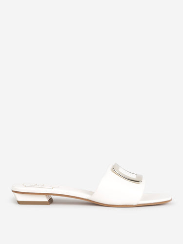 Roger Vivier Mujer Barcelona Sandalias Padded Mule color Blanco sku 802-000042 01 - Foto 1