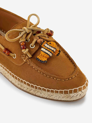 Aquazzura Mujer Barcelona Náuticos Seafarer color Camel sku 802-000043 01 - Foto 4