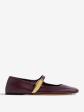 Bottega Veneta Mujer Barcelona Bailarina Charlotte color Burdeos sku 802-000044 01 - Foto 1