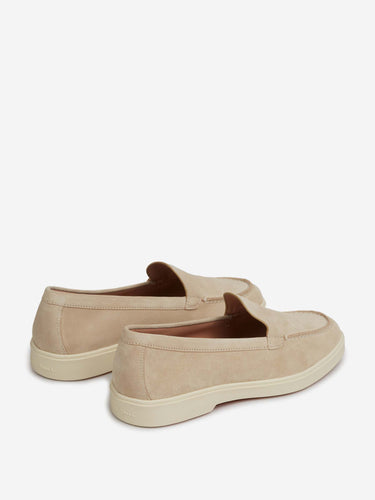 Santoni Mujer Barcelona Mocasines Suede color Beige sku 802-000045 02 - Foto 3