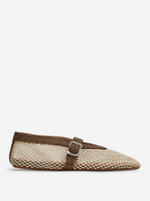 Alaïa Mujer Barcelona Bailarinas Planas Calados color Beige sku 802-000046 01 - Foto 1