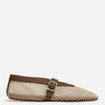 Alaïa Mujer Barcelona Bailarinas Planas Calados color Beige sku 802-000046 01 - Foto 1