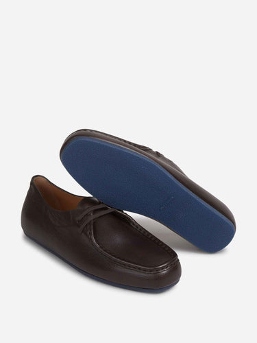 Jil Sander Mujer Barcelona Zapatos Cordones Piel color Marrón Oscuro sku 802-000049 01 - Foto 4