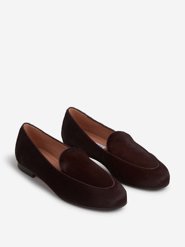 Aquazzura Mujer Barcelona Zapatos Plano Pelo color Burdeos sku 802-000050 01 - Foto 2