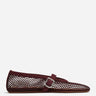 Alaïa Mujer Barcelona Bailarinas Planas Calados color Burdeos sku 802-000051 01 - Foto 1