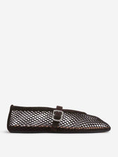 Alaïa Mujer Barcelona Bailarinas Planas Calados color Marrón Oscuro sku 802-000051 02 - Foto 1