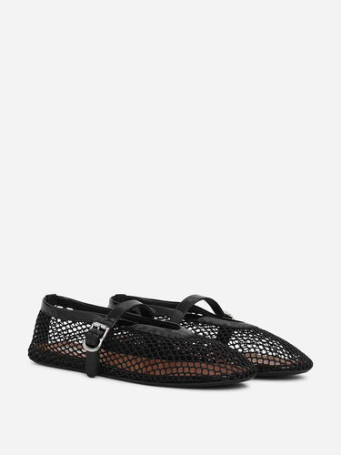 Alaïa Mujer Barcelona Bailarinas Planas Calados color Negro sku 802-000053 01 - Foto 2