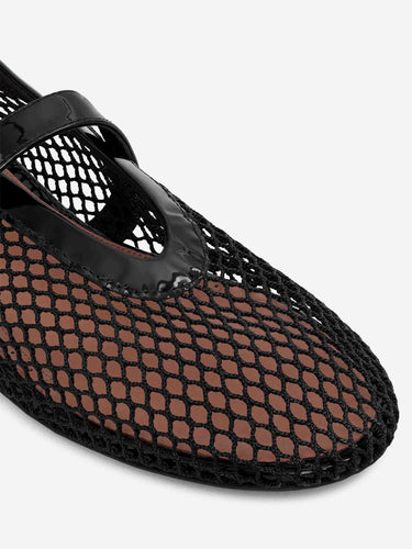 Alaïa Mujer Barcelona Bailarinas Planas Calados color Negro sku 802-000053 01 - Foto 4
