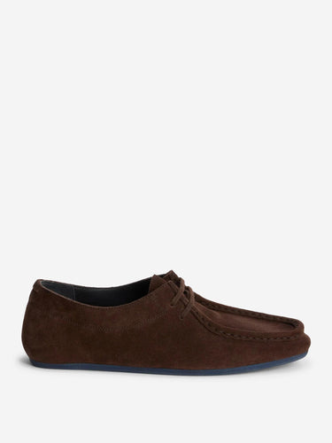 Jil Sander Mujer Barcelona Mocasines Cordones Ante color Marrón Oscuro sku 802-000056 01 - Foto 1