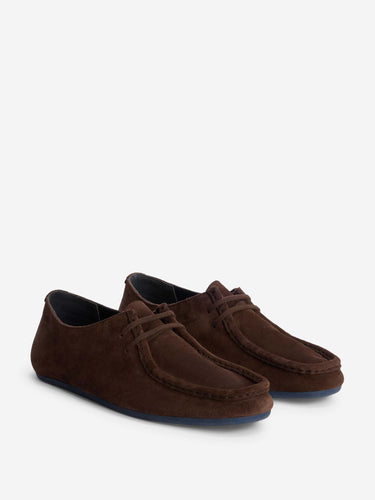 Jil Sander Mujer Barcelona Mocasines Cordones Ante color Marrón Oscuro sku 802-000056 01 - Foto 2