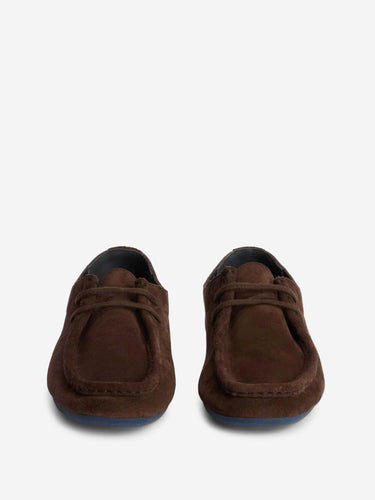 Jil Sander Mujer Barcelona Mocasines Cordones Ante color Marrón Oscuro sku 802-000056 01 - Foto 3